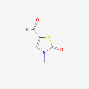 3-Methyl-2-oxo-2,3-dihydro-1,3-thiazole-5-carbaldehyde