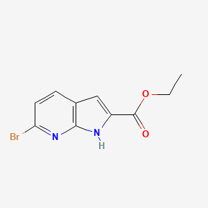 Ethyl 6-bromo-1H-pyrrolo[2,3-b]pyridine-2-carboxylate