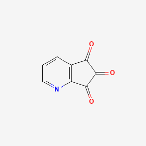 molecular formula C8H3NO3 B14207507 5H-Cyclopenta[b]pyridine-5,6,7-trione CAS No. 831170-46-8