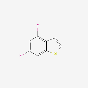 molecular formula C8H4F2S B14207545 4,6-Difluoro-1-benzothiophene CAS No. 826995-62-4