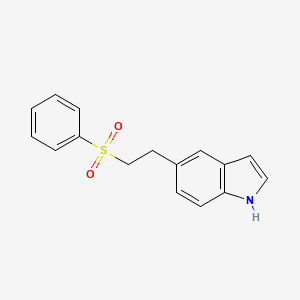 5-(2-(phenylsulfonyl)ethyl)-1H-indole