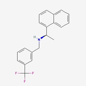 (R)-1-(naphthalen-1-yl)-N-(3-(trifluoromethyl)benzyl)ethan-1-amine