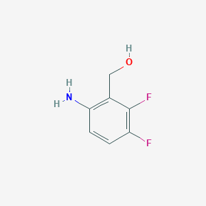 molecular formula C7H7F2NO B142078 (6-氨基-2,3-二氟苯基)甲醇 CAS No. 144298-16-8