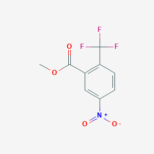 molecular formula C9H6F3NO4 B1420785 Methyl 5-nitro-2-(trifluoromethyl)benzoate CAS No. 1214328-90-1