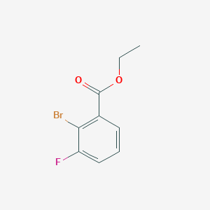 molecular formula C9H8BrFO2 B1420787 Ethyl 2-bromo-3-fluorobenzoate CAS No. 1131040-49-7