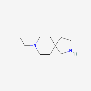 molecular formula C10H20N2 B1420792 8-Ethyl-2,8-diazaspiro[4.5]decane CAS No. 1217862-87-7
