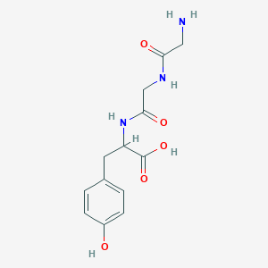 2-[[2-[(2-Aminoacetyl)amino]acetyl]amino]-3-(4-hydroxyphenyl)propanoic acid