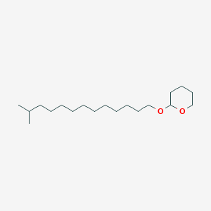 molecular formula C19H38O2 B14208043 2-[(12-Methyltridecyl)oxy]oxane CAS No. 828933-55-7