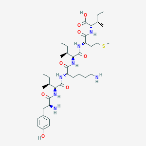 molecular formula C38H65N7O8S B14208065 L-Tyrosyl-L-isoleucyl-L-lysyl-L-isoleucyl-L-methionyl-L-isoleucine CAS No. 827017-33-4