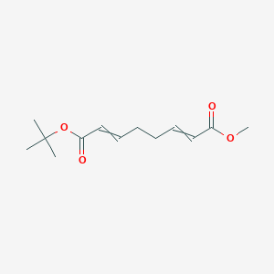 molecular formula C13H20O4 B14208152 tert-Butyl methyl octa-2,6-dienedioate CAS No. 828928-60-5