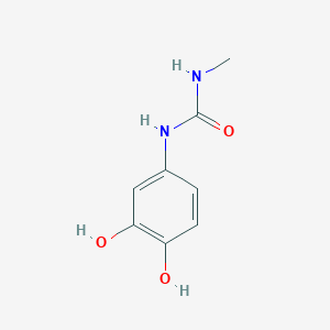 molecular formula C8H10N2O3 B14208154 N-(3,4-Dihydroxyphenyl)-N'-methylurea CAS No. 629649-06-5