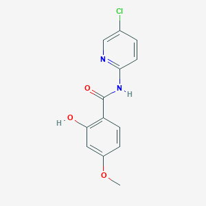 molecular formula C13H11ClN2O3 B14208165 N-(5-Chloropyridin-2-yl)-2-hydroxy-4-methoxybenzamide CAS No. 783370-91-2