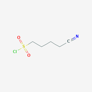 molecular formula C5H8ClNO2S B1420826 4-Cyanobutane-1-sulfonyl chloride CAS No. 35517-25-0