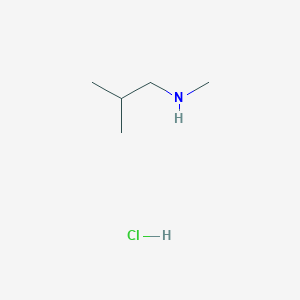 molecular formula C5H14ClN B1420828 Methyl(2-methylpropyl)amine hydrochloride CAS No. 89282-62-2