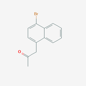molecular formula C13H11BrO B14208370 1-(4-Bromonaphthalen-1-yl)propan-2-one CAS No. 832716-20-8