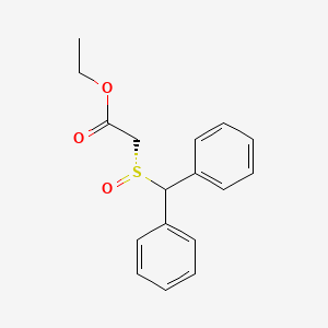 molecular formula C17H18O3S B14208399 Ethyl [(R)-diphenylmethanesulfinyl]acetate CAS No. 827604-01-3