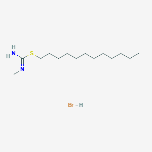 N'-methyl(dodecylsulfanyl)methanimidamide hydrobromide
