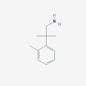 2-Methyl-2-(2-methylphenyl)propan-1-amine
