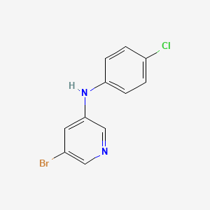 molecular formula C11H8BrClN2 B14208484 5-Bromo-N-(4-chlorophenyl)pyridin-3-amine CAS No. 767342-23-4
