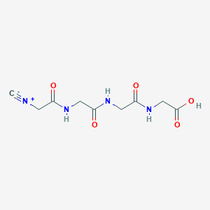molecular formula C9H12N4O5 B14208581 N-(Isocyanoacetyl)glycylglycylglycine CAS No. 830358-95-7