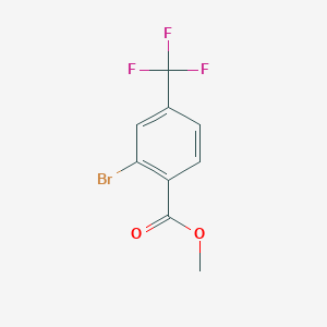 molecular formula C9H6BrF3O2 B1420860 Methyl 2-bromo-4-(trifluoromethyl)benzoate CAS No. 1214334-90-3