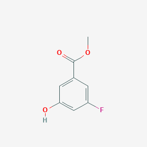 molecular formula C8H7FO3 B1420867 Methyl 3-fluoro-5-hydroxybenzoate CAS No. 1072004-32-0