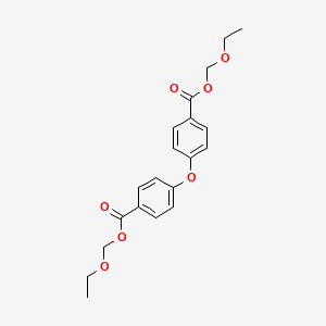 molecular formula C20H22O7 B14208684 Bis(ethoxymethyl) 4,4'-oxydibenzoate CAS No. 629598-04-5