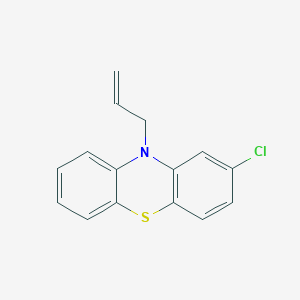 molecular formula C15H12ClNS B142087 10-Allyl-2-chloro-10H-phenothiazine CAS No. 63615-79-2
