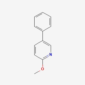 molecular formula C12H11NO B1420872 2-Methoxy-5-phenylpyridine CAS No. 53698-47-8