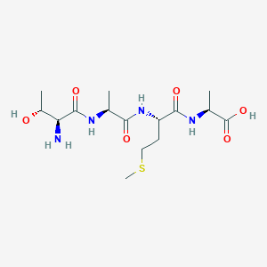 molecular formula C15H28N4O6S B14208727 L-Threonyl-L-alanyl-L-methionyl-L-alanine CAS No. 798541-18-1