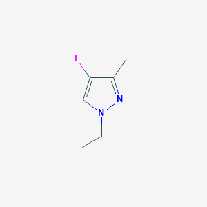 molecular formula C6H9IN2 B1420873 1-乙基-4-碘-3-甲基-1H-吡唑 CAS No. 1217862-79-7