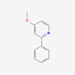 molecular formula C12H11NO B1420881 4-Methoxy-2-phenylpyridine CAS No. 53698-56-9