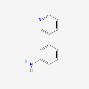 molecular formula C12H12N2 B1420882 2-Methyl-5-(pyridin-3-yl)aniline CAS No. 1007213-22-0