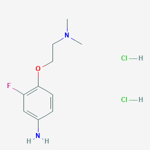 N-[2-(4-Amino-2-fluorophenoxy)ethyl]-N,N-dimethylamine dihydrochloride