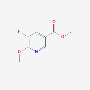 molecular formula C8H8FNO3 B1420899 Methyl 5-fluoro-6-methoxynicotinate CAS No. 953780-40-0
