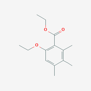 molecular formula C14H20O3 B14209017 Ethyl 6-ethoxy-2,3,4-trimethylbenzoate CAS No. 917592-82-6