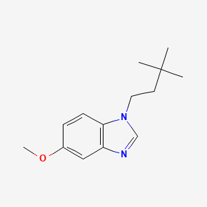 molecular formula C14H20N2O B14209053 1-(3,3-Dimethylbutyl)-5-methoxy-1h-benzimidazole CAS No. 824427-49-8
