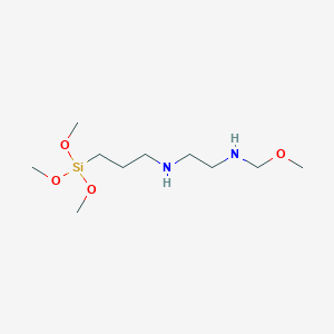 molecular formula C10H26N2O4Si B14209110 N~1~-(Methoxymethyl)-N~2~-[3-(trimethoxysilyl)propyl]ethane-1,2-diamine CAS No. 839717-48-5