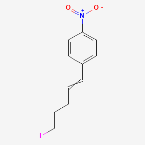 molecular formula C11H12INO2 B14209167 1-(5-Iodopent-1-en-1-yl)-4-nitrobenzene CAS No. 824431-61-0
