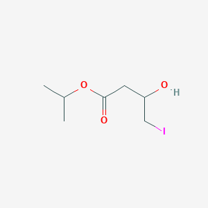 molecular formula C7H13IO3 B14209220 Propan-2-yl 3-hydroxy-4-iodobutanoate CAS No. 828276-65-9