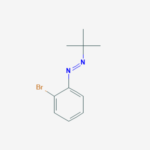 molecular formula C10H13BrN2 B14209229 Diazene, (2-bromophenyl)(1,1-dimethylethyl)- CAS No. 832077-07-3