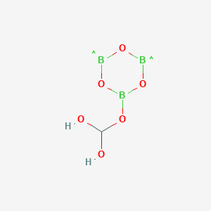 molecular formula CH3B3O6 B14209238 CID 53471620 CAS No. 754136-14-6