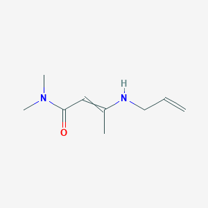 molecular formula C9H16N2O B14209430 N,N-Dimethyl-3-[(prop-2-en-1-yl)amino]but-2-enamide CAS No. 827574-13-0