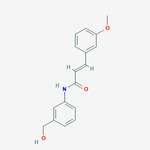N-[3-(hydroxymethyl)phenyl]-3-(3-methoxyphenyl)prop-2-enamide