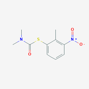molecular formula C10H12N2O3S B14209546 S-(2-Methyl-3-nitrophenyl) dimethylcarbamothioate CAS No. 827044-43-9
