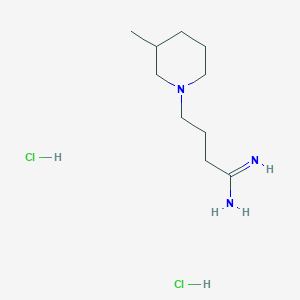 4-(3-Methylpiperidin-1-yl)butanimidamide dihydrochloride