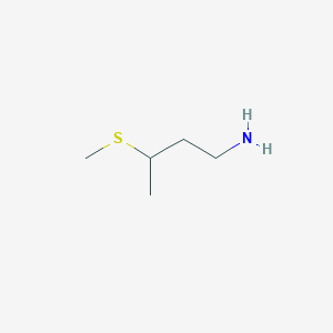 molecular formula C5H13NS B1420964 3-(Methylsulfanyl)butan-1-amine CAS No. 887580-42-9