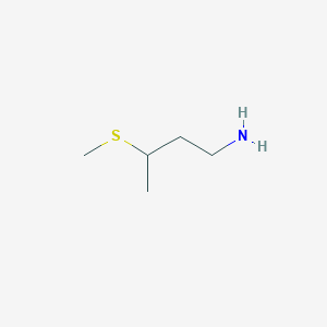 3-(Methylsulfanyl)butan-1-amine
