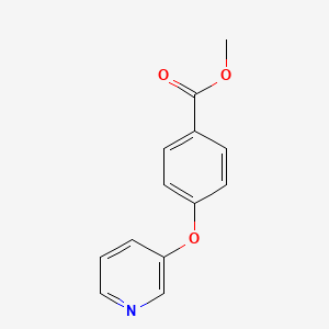 molecular formula C13H11NO3 B1420965 Methyl 4-(pyridin-3-yloxy)benzoate CAS No. 877874-61-8