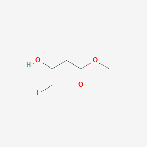 molecular formula C5H9IO3 B14209731 Methyl 3-hydroxy-4-iodobutanoate CAS No. 828276-63-7